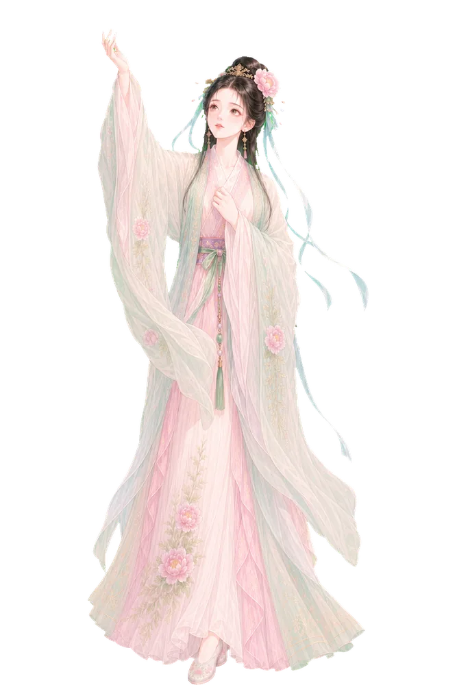 《牡丹亭》杜丽娘立绘