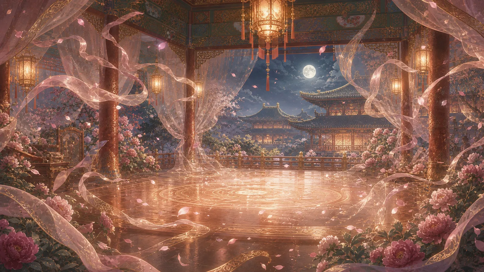 《长生殿》沉香亭歌舞场景