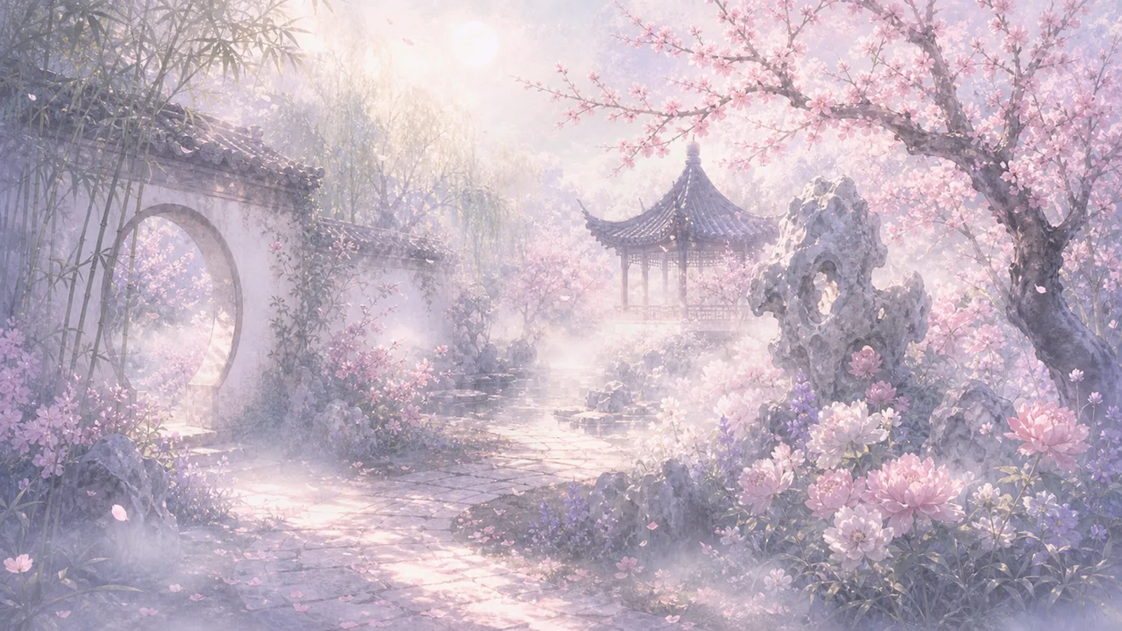 《牡丹亭》梦园场景